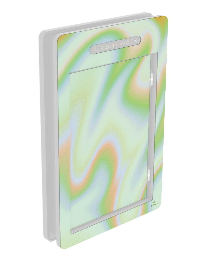 inside cover - Large - acrylic glass - blurry twist