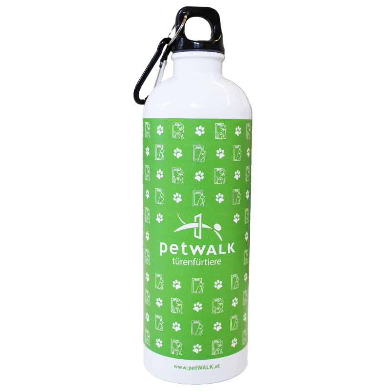 petWALK stainless steel drinking bottle 750 ml