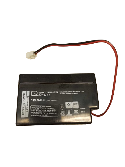 Battery - 12V 0.8Ah lead gel battery - JST
