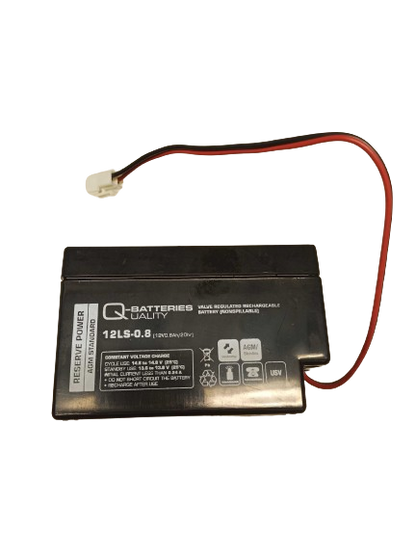 Battery - 12V 0.8Ah lead gel battery - JST