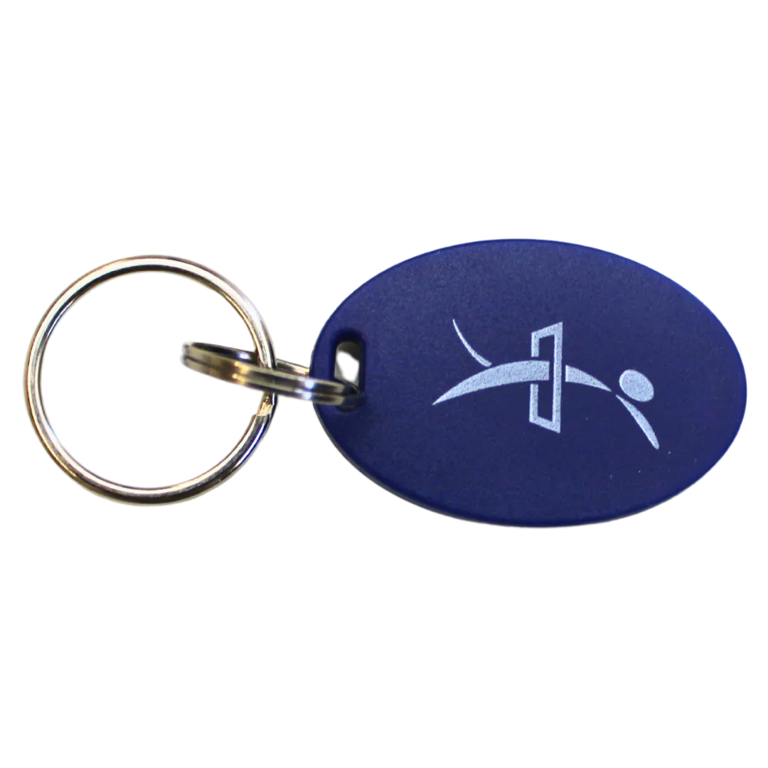 RFID - Tag - Small - Blue (with imprint)
